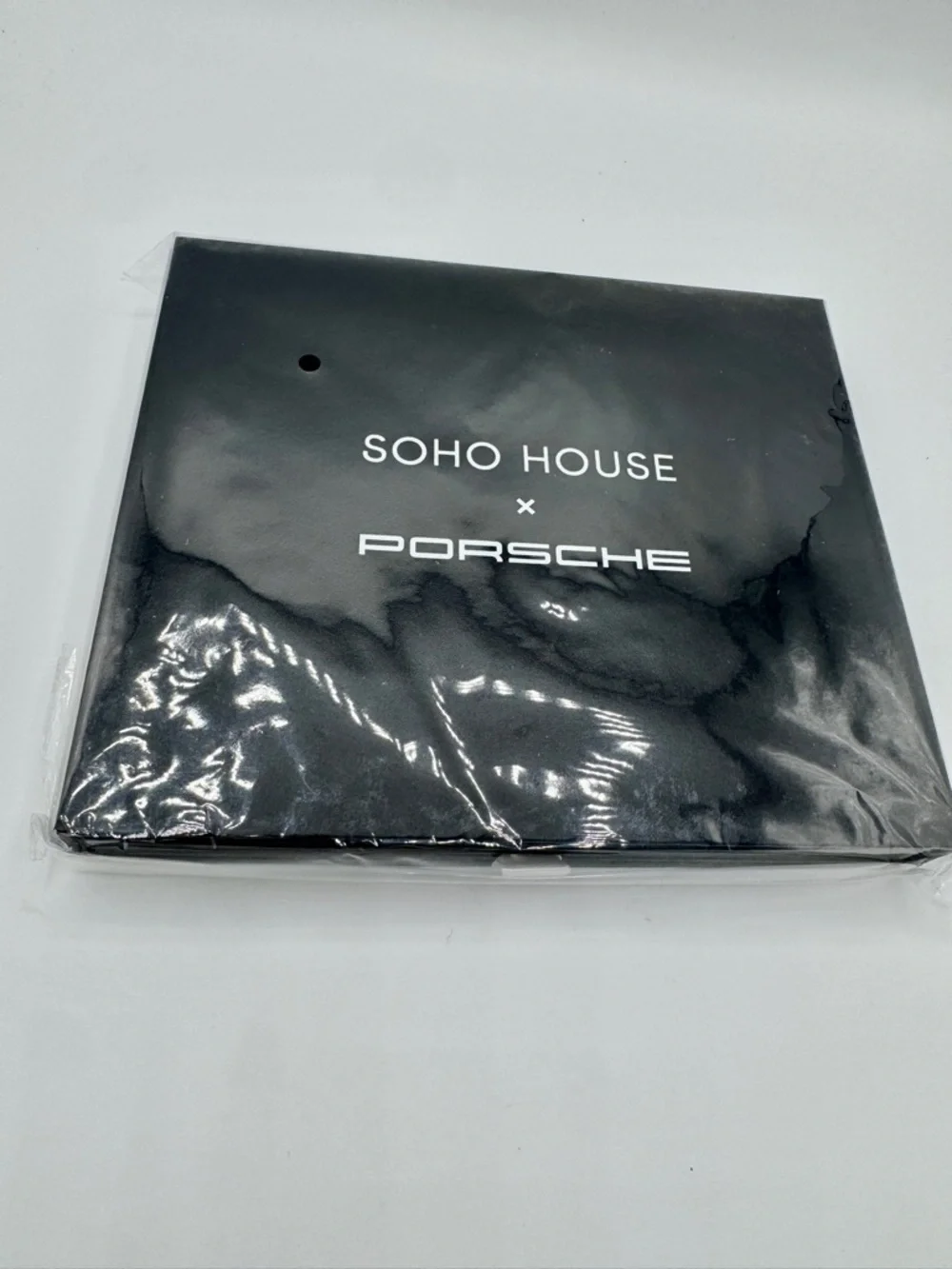 NWT Porsche x Soho House Blue Pasha Scarf Bandana - Satin Silk Material , New